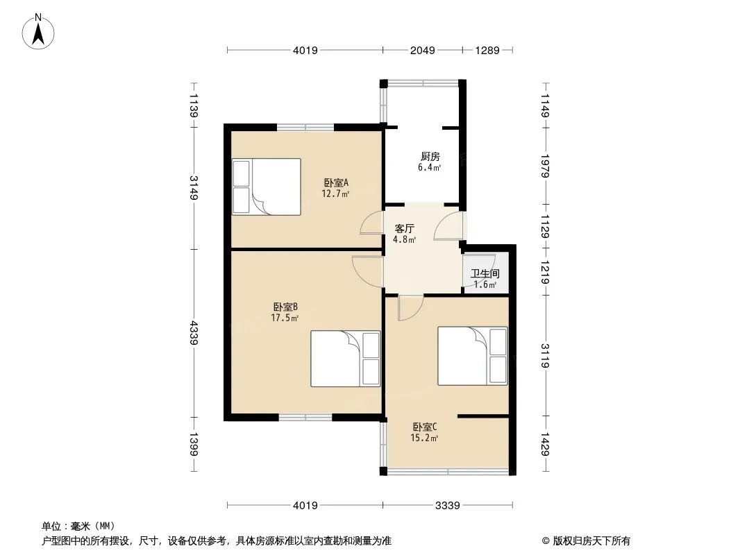 内姜街63号院户型图