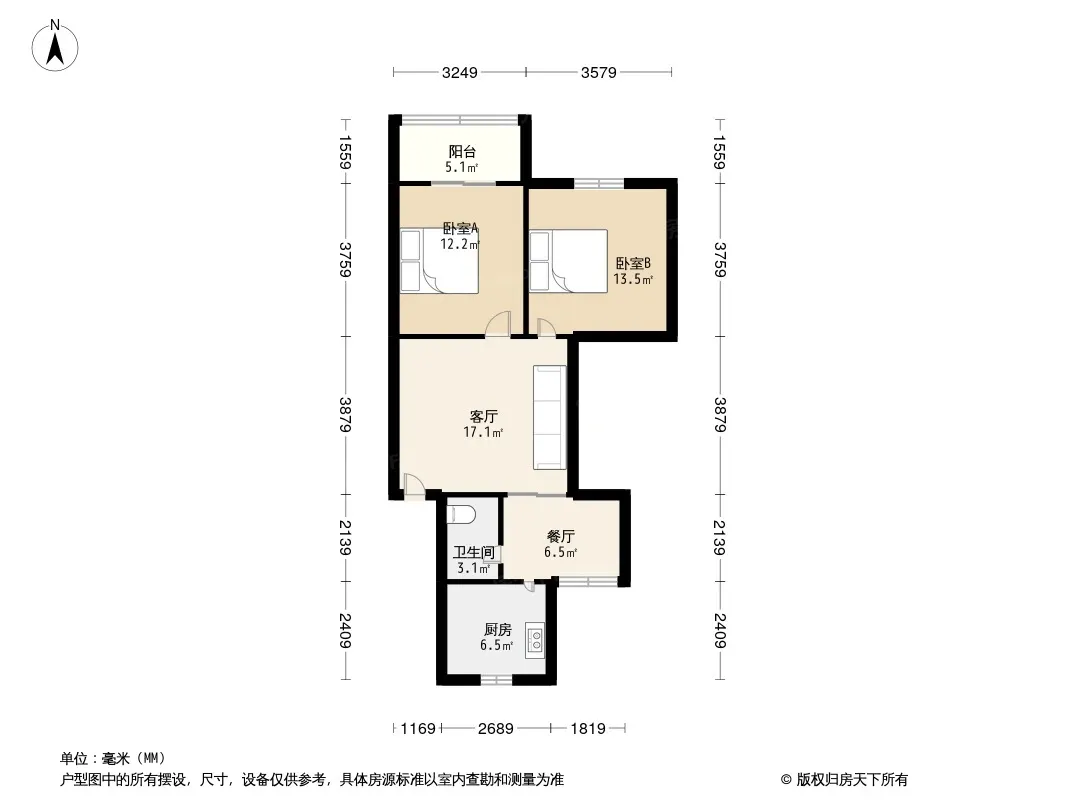 宝光大道中段439号院户型图