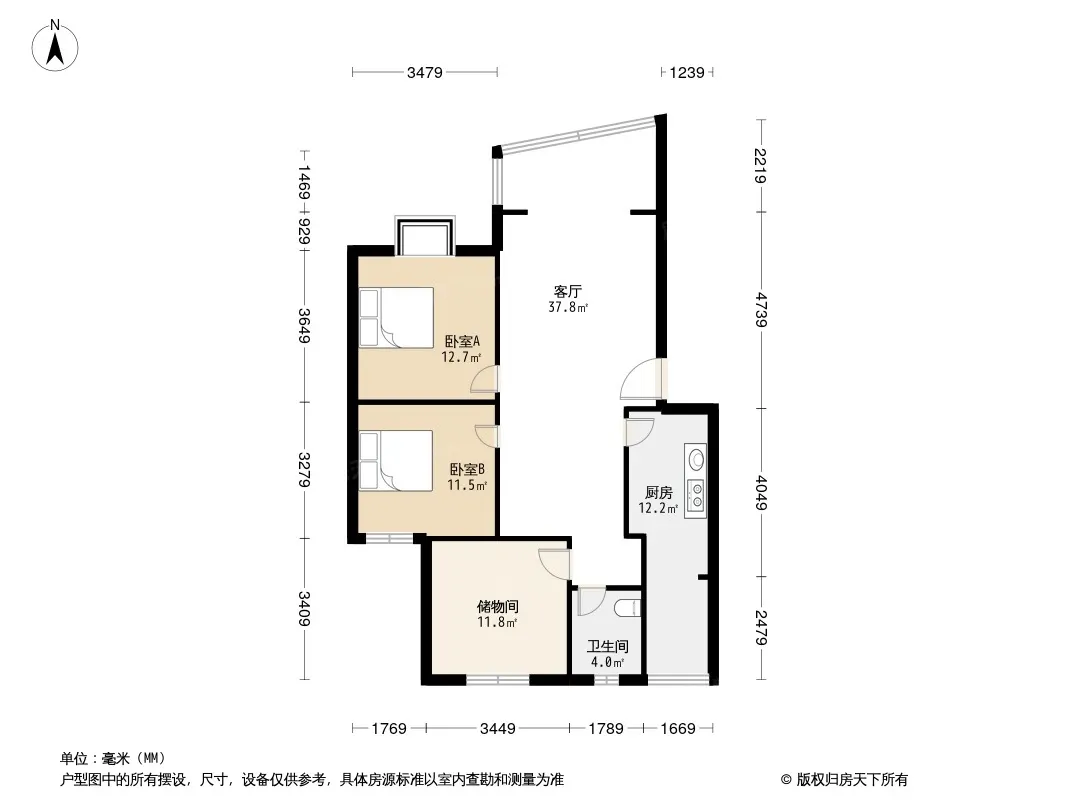 情芳花木小区户型图
