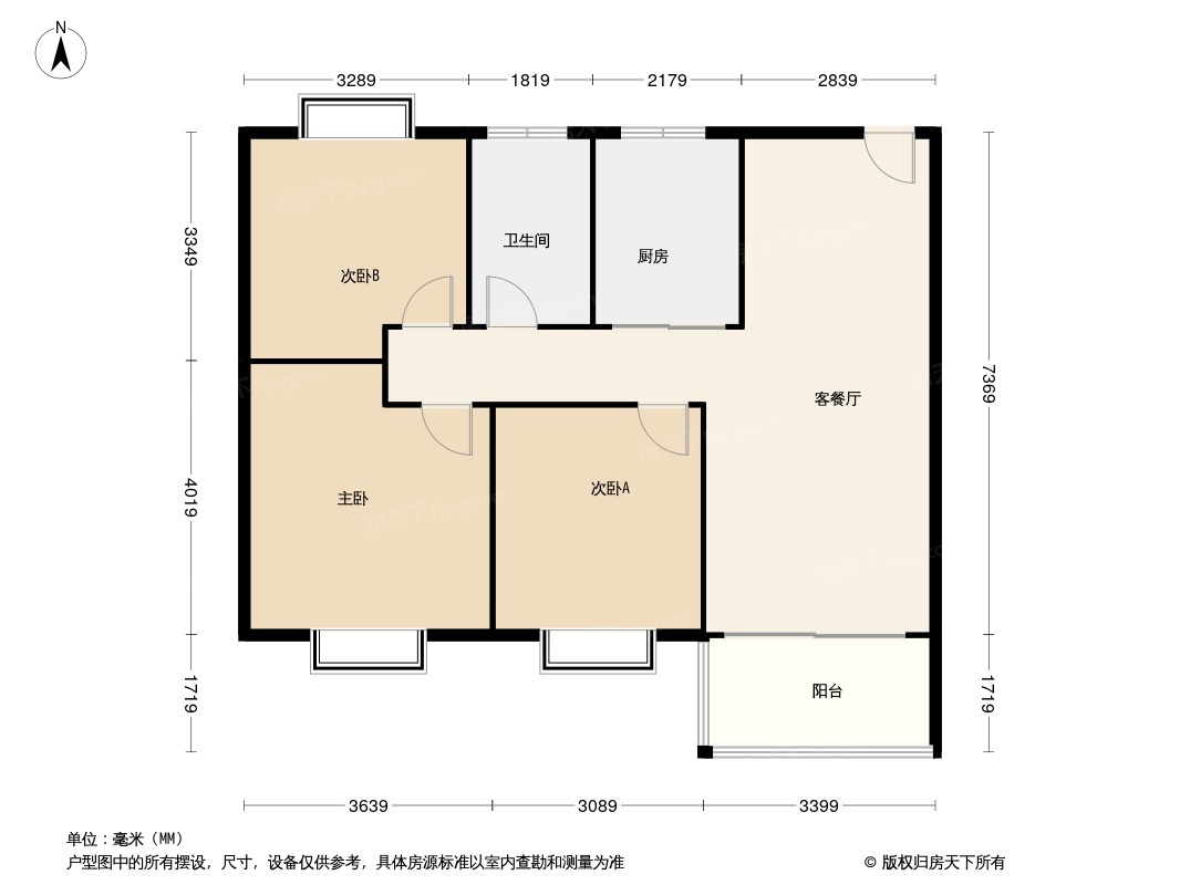 新城云漾滨江户型图