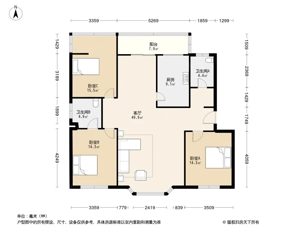 警官公寓(金堂)户型图