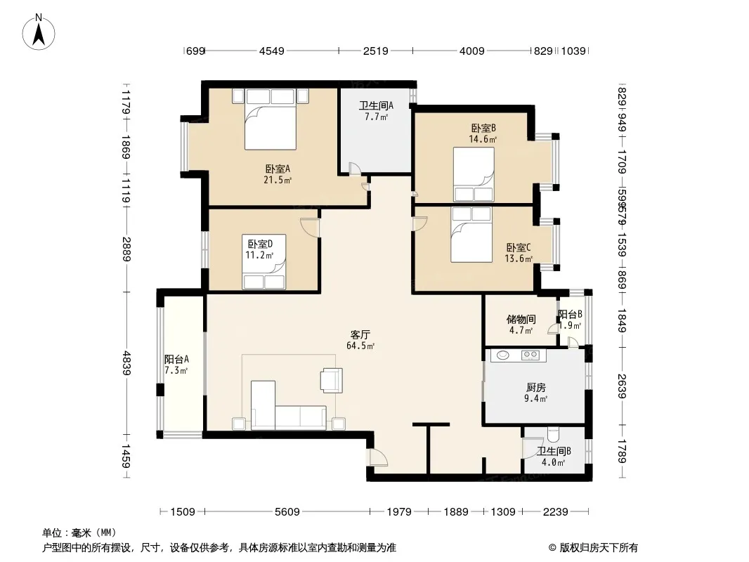 百舜苑户型图