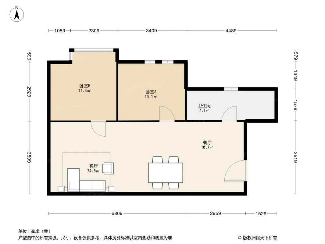 百脑汇住宅楼户型图