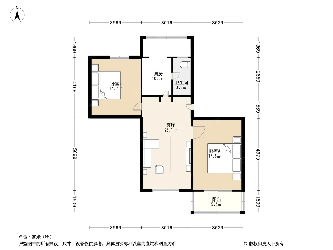 大石东路7号院户型图