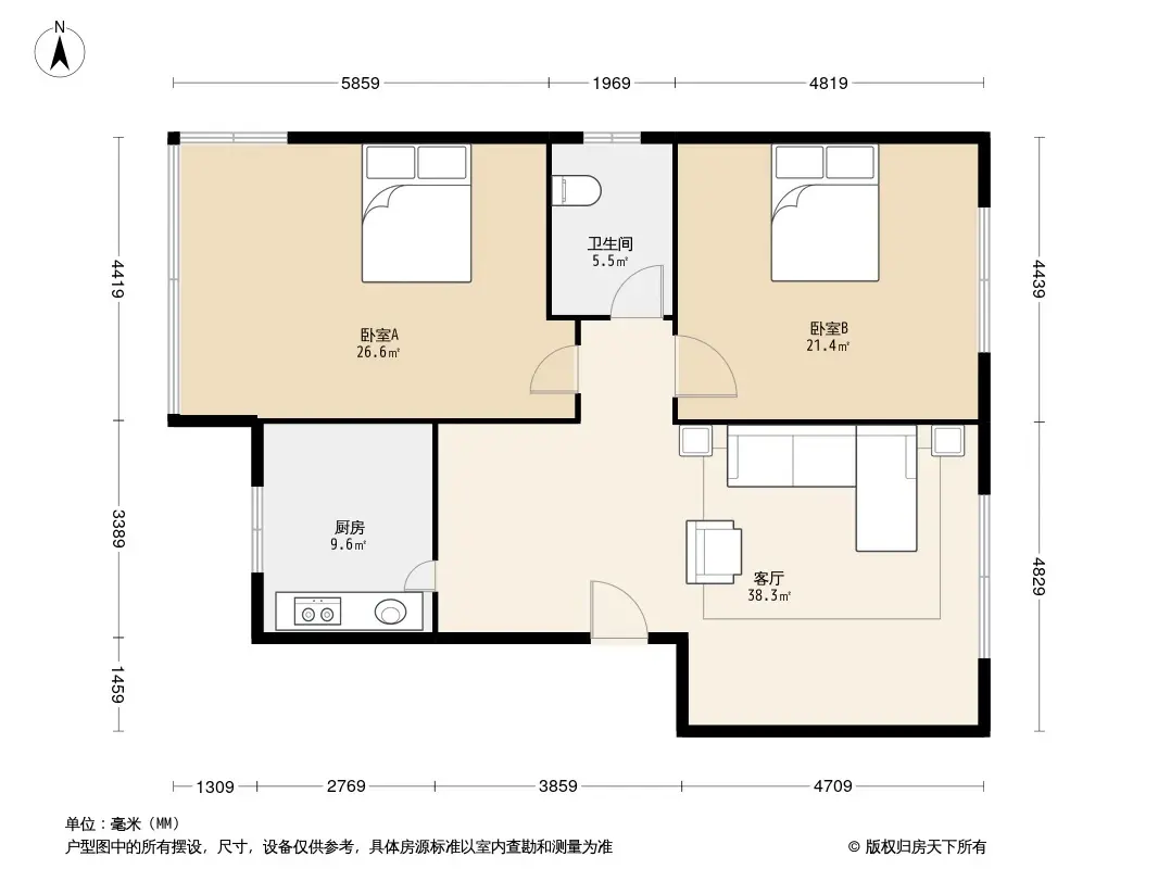 静居寺南街198号院户型图