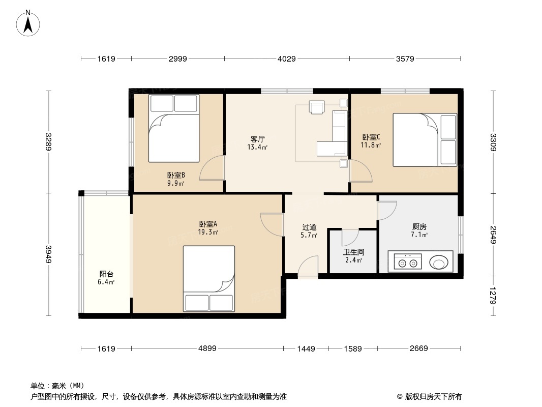 肖家河东三巷社区户型图