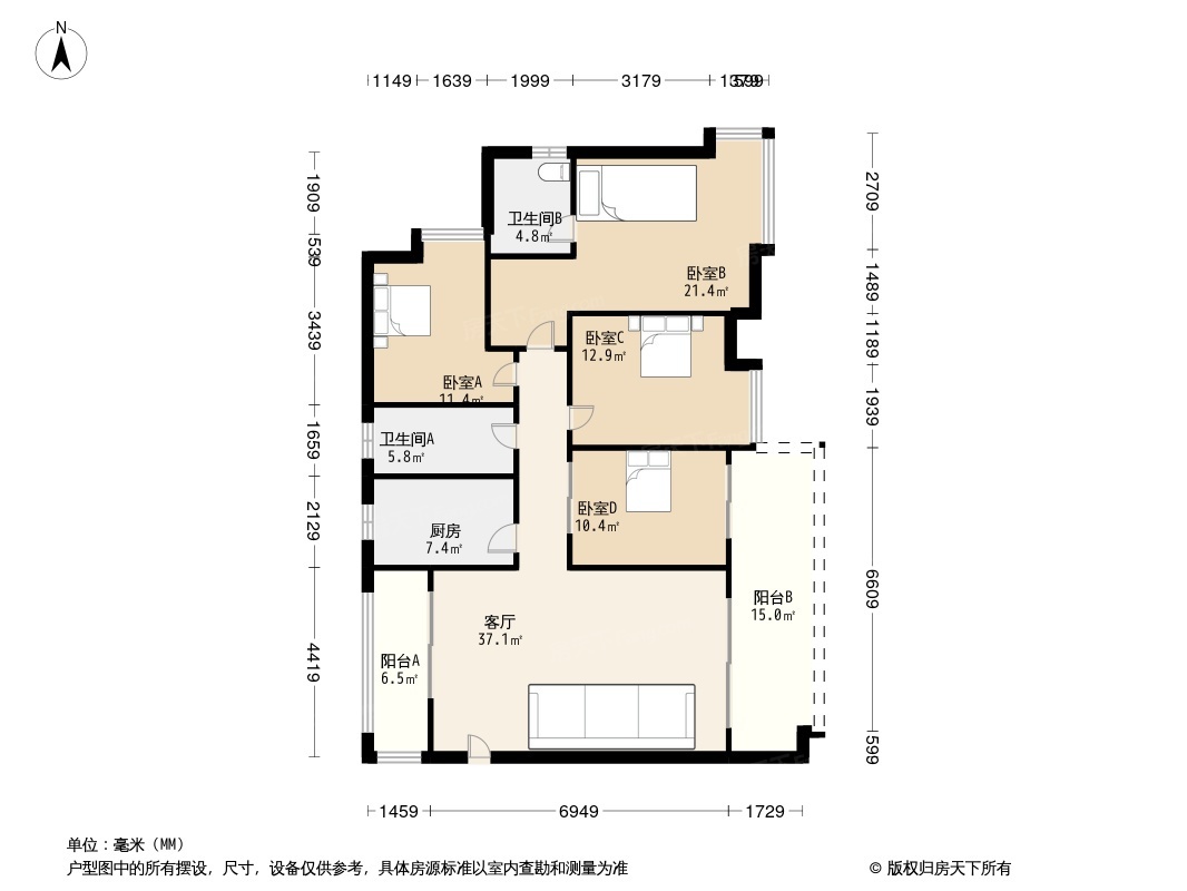 馨泉花园户型图