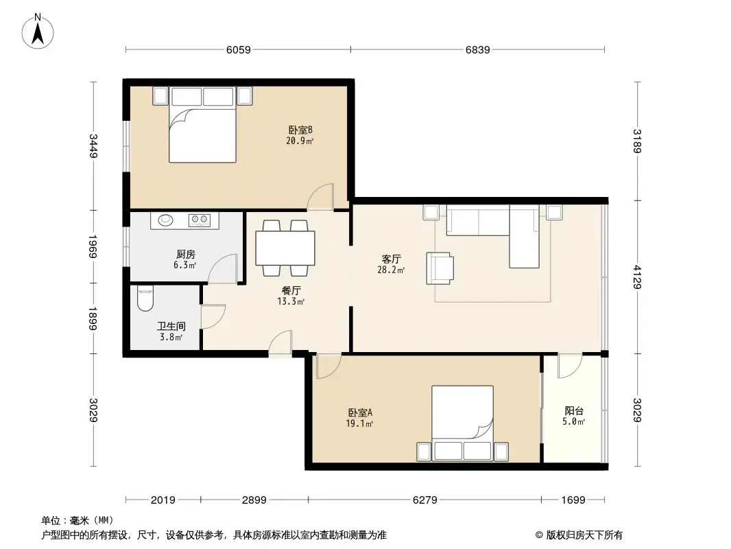 助邦公寓户型图