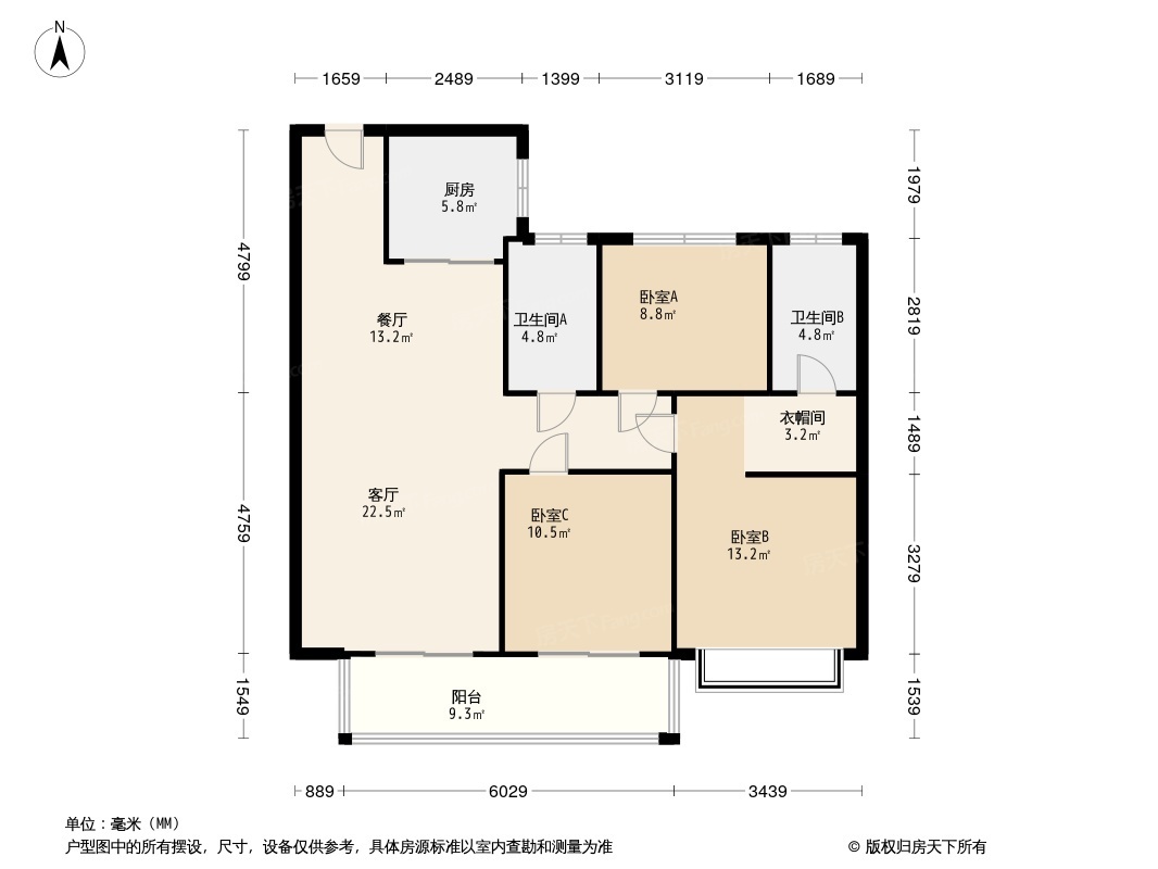 雅居乐新希望锦麟峯荟户型图