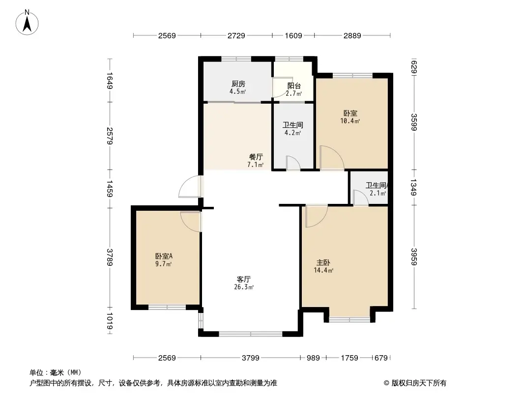 兴盛景悦蓝湾户型图