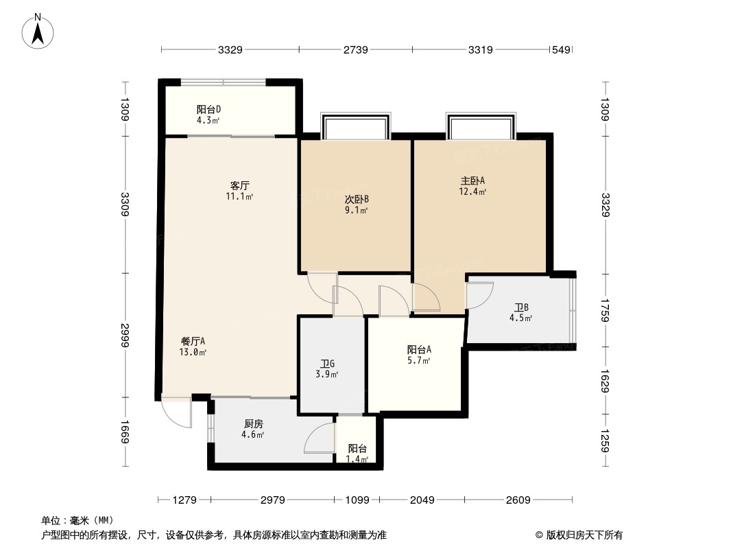 宏宇天御江畔户型图