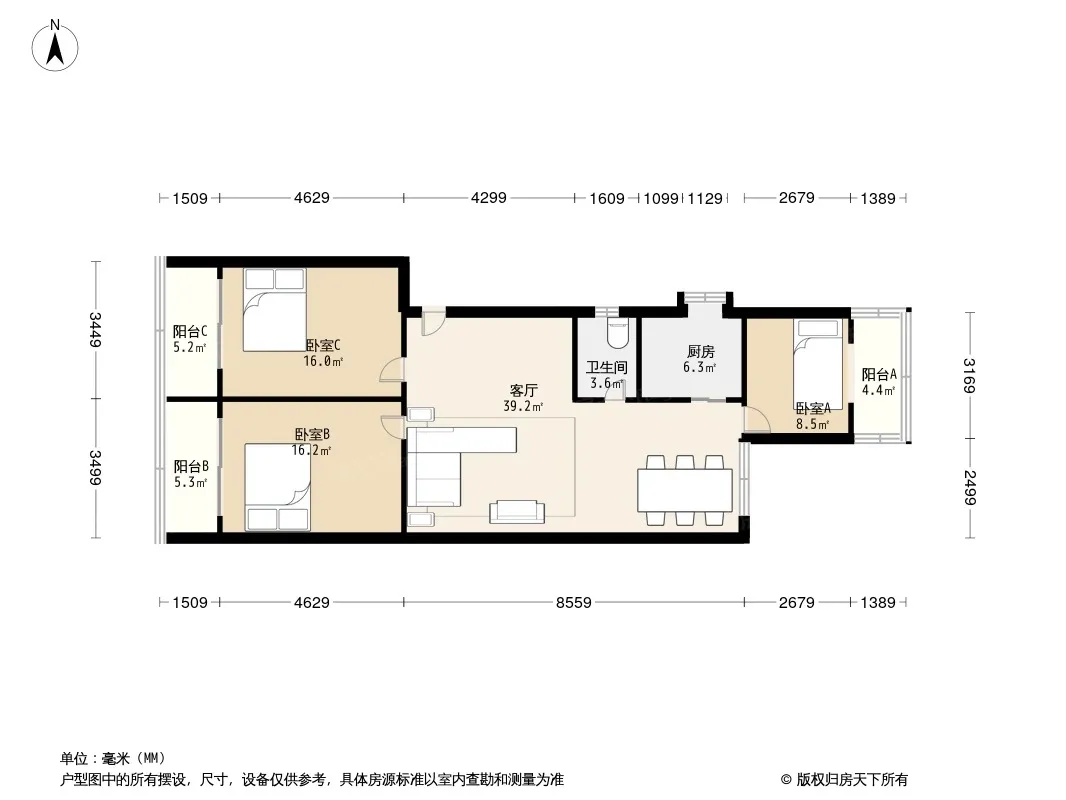 金城商住楼户型图