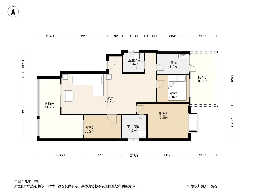 向阳苑户型图