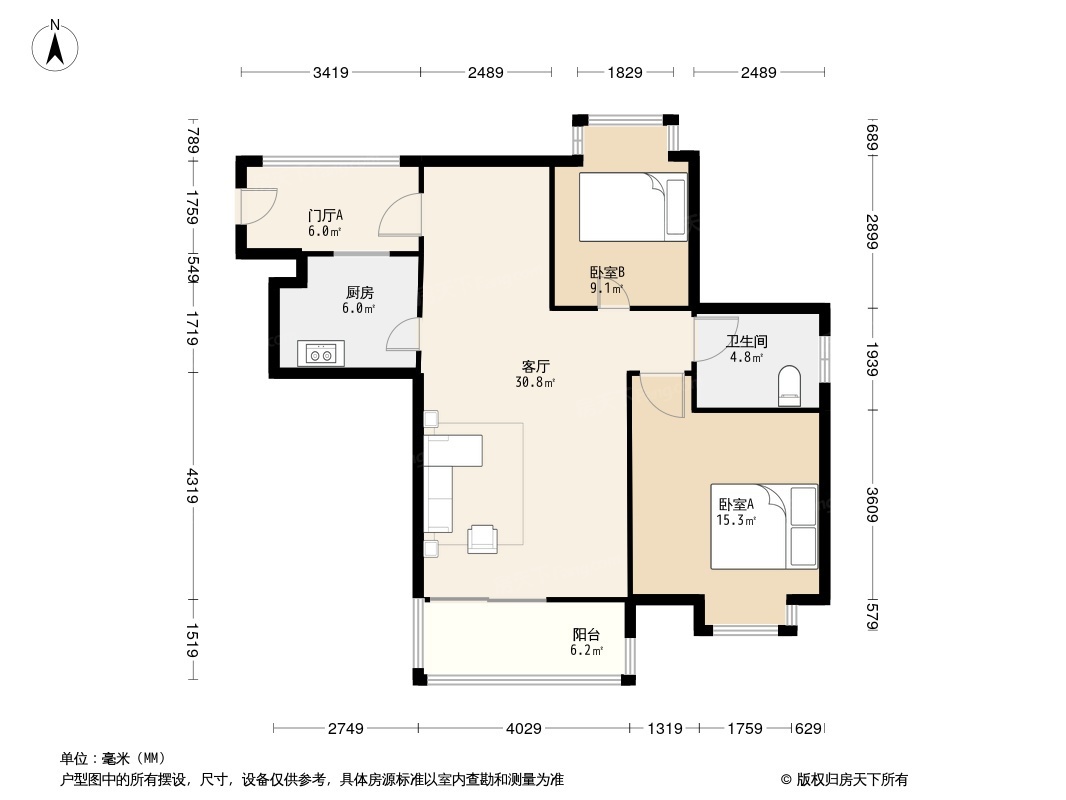 东方丽苑户型图