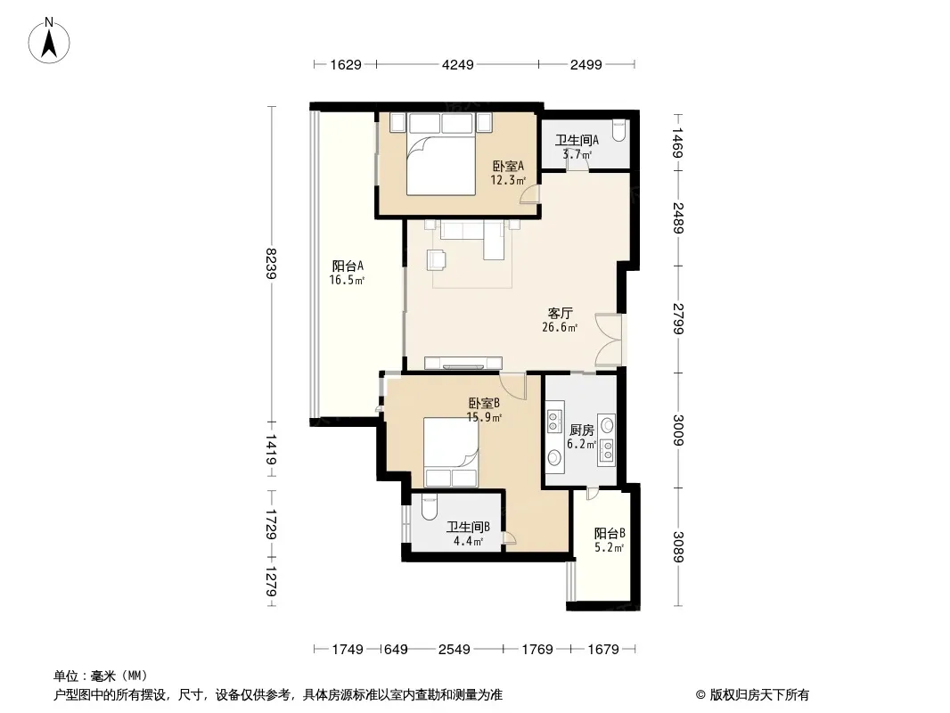 凯德天府户型图