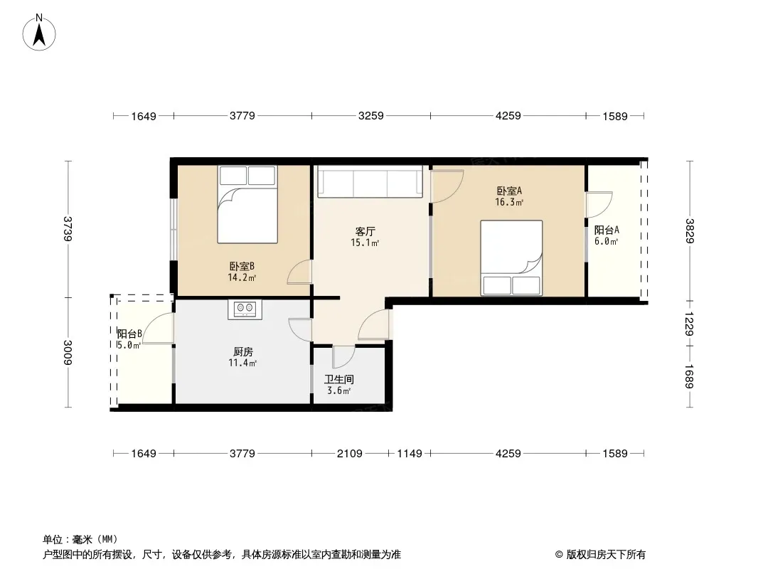 玉通巷6号院户型图