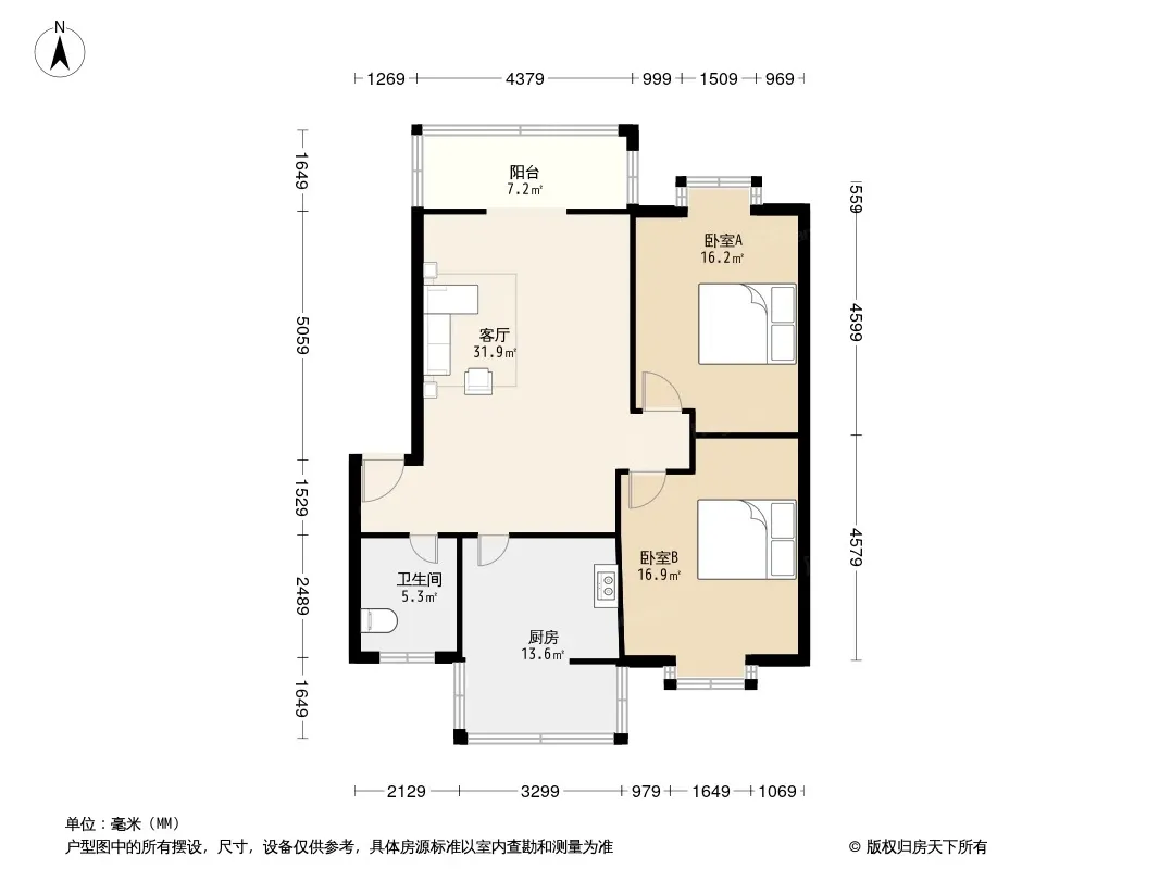 四川地质医院宿舍户型图