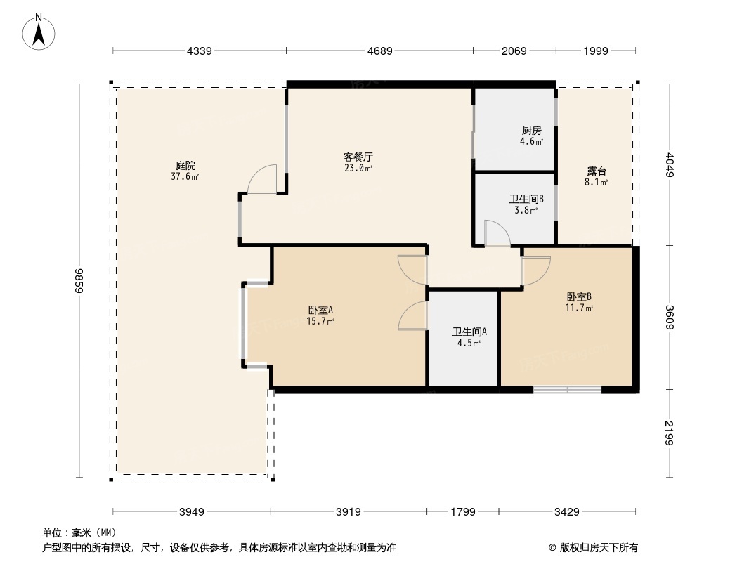 荣盛·山合水户型图