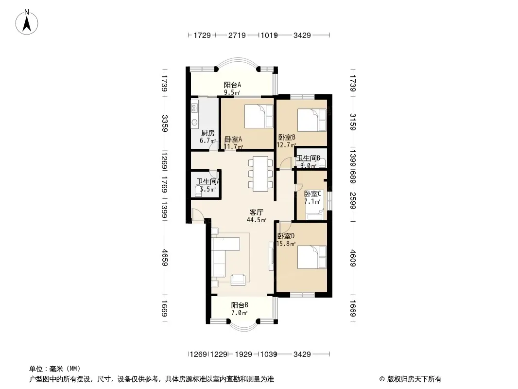 西藏花园户型图