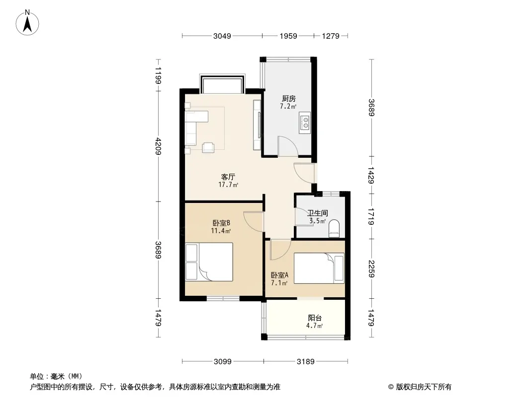 郎家小区户型图