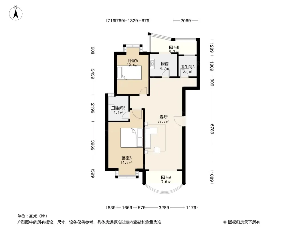 愿景水涟漪户型图