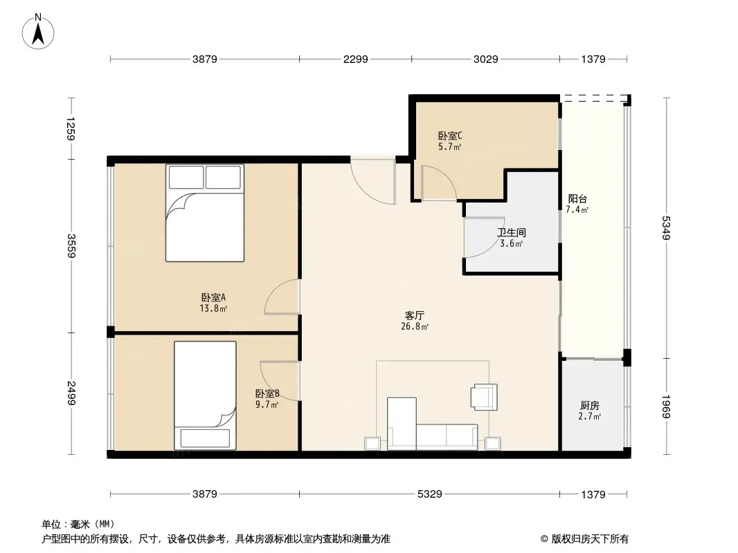 新丽苑户型图