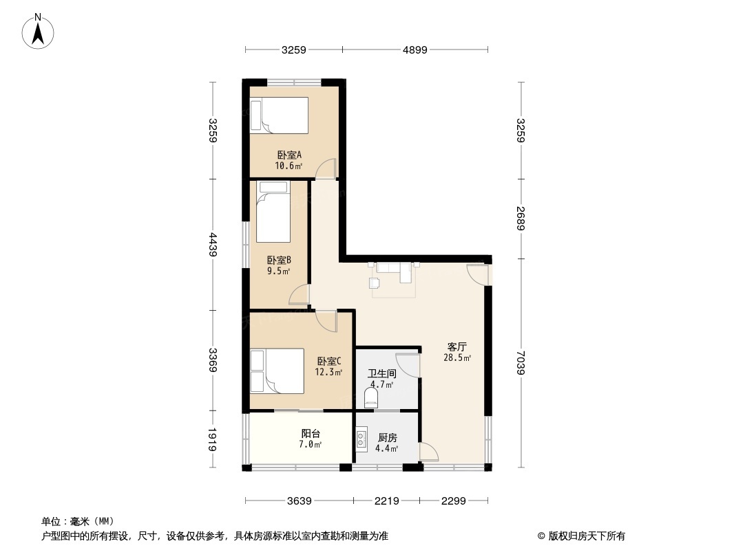 锦东苑户型图