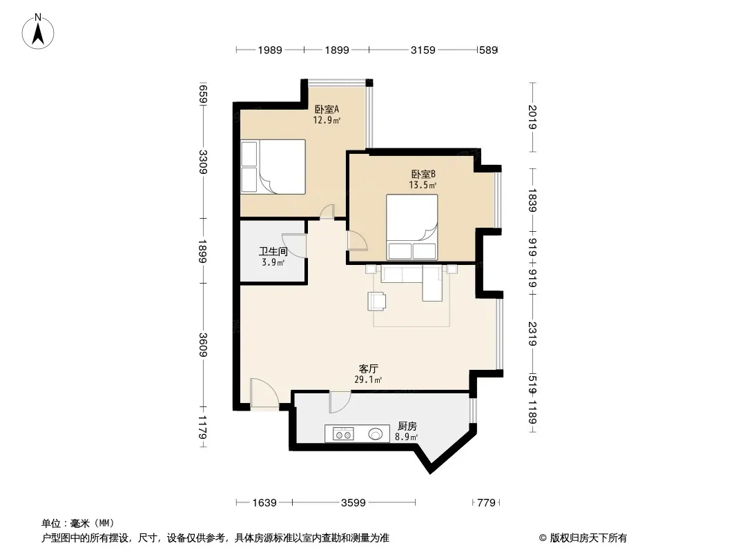 人居锦尚春天户型图