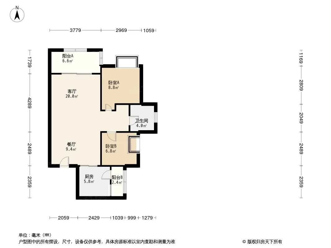 金香领邸户型图