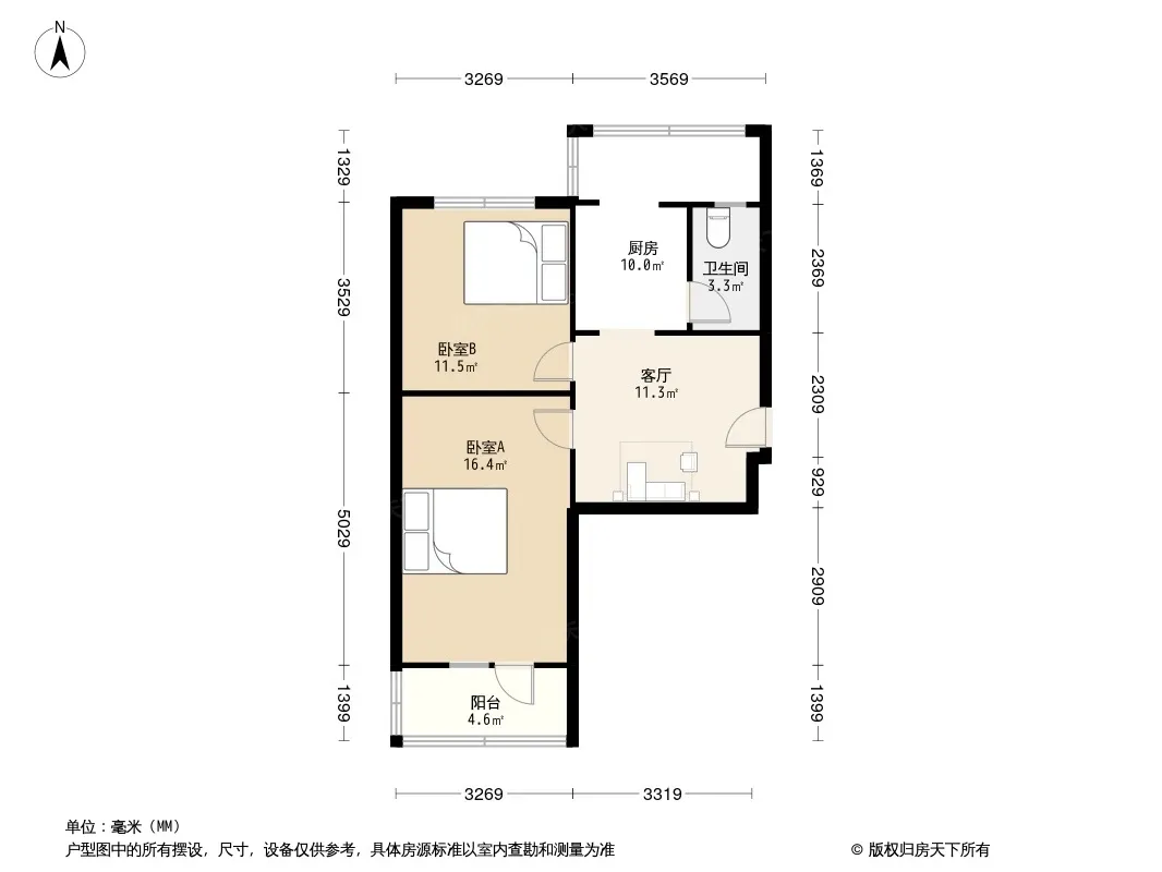 金罗路2号院户型图