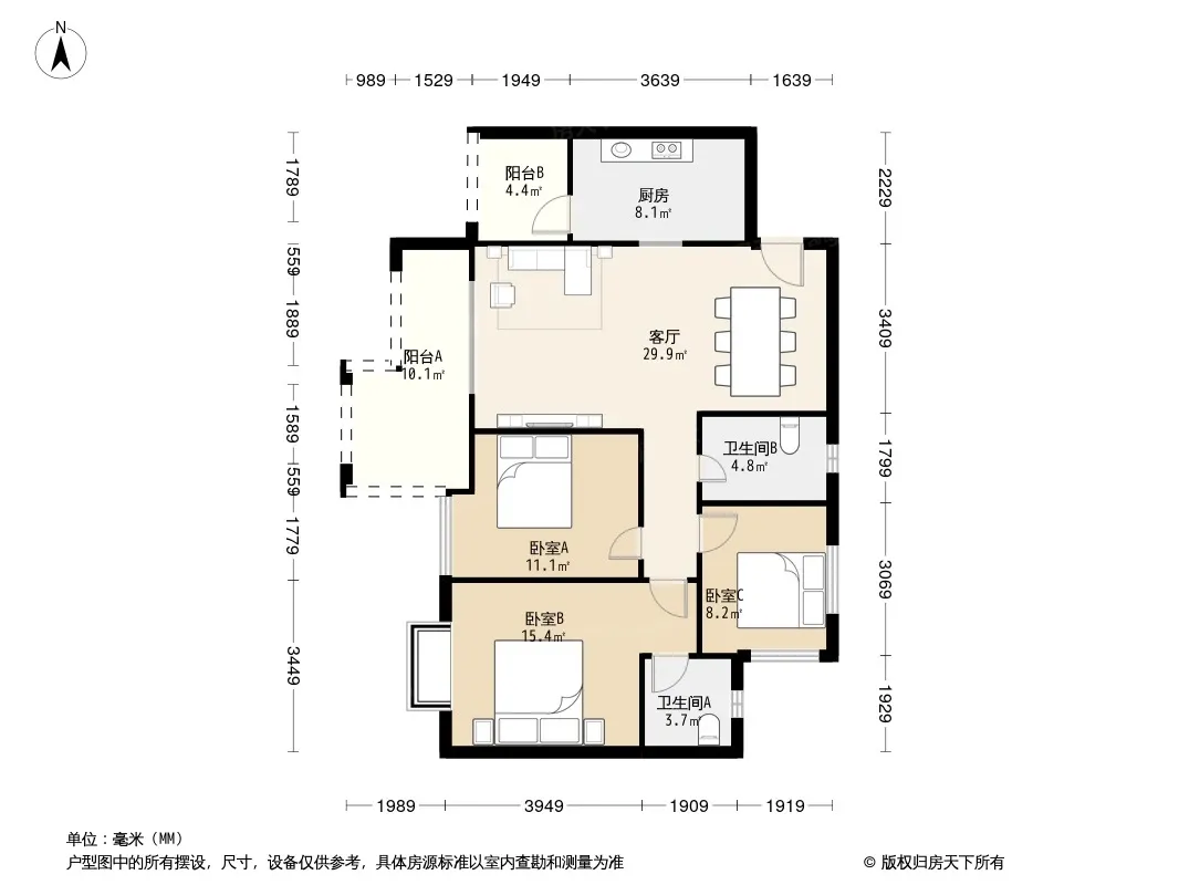 蓝光兰亭悦府户型图