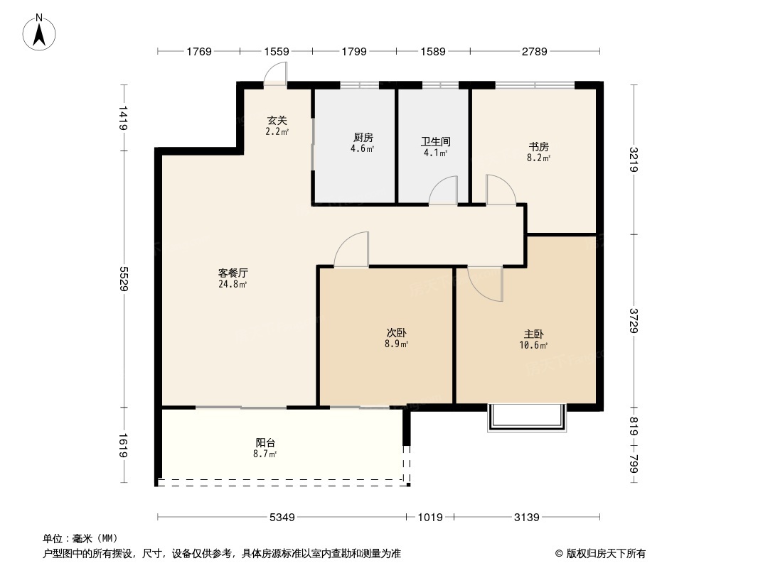 煌盛熙岸大观户型图