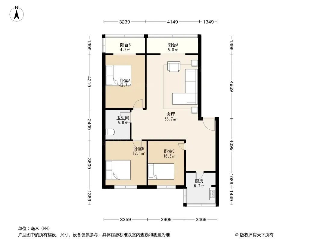 铁二局新运处宿舍户型图