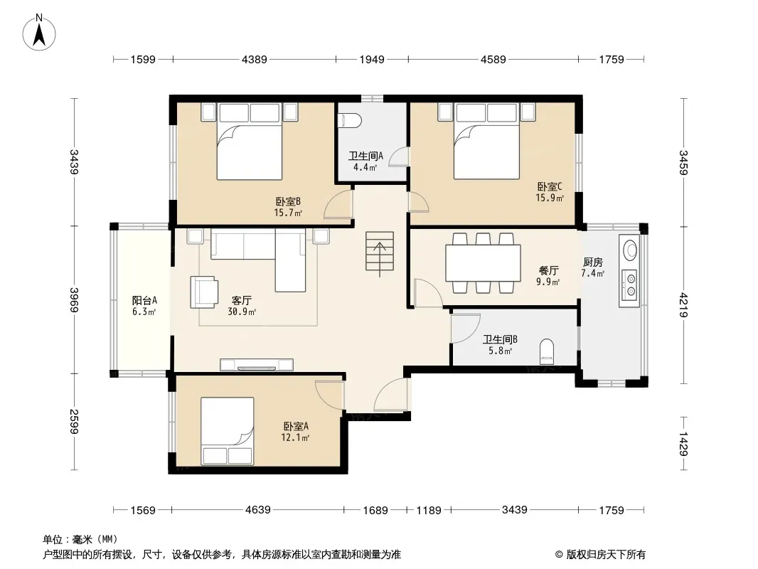 南河居户型图