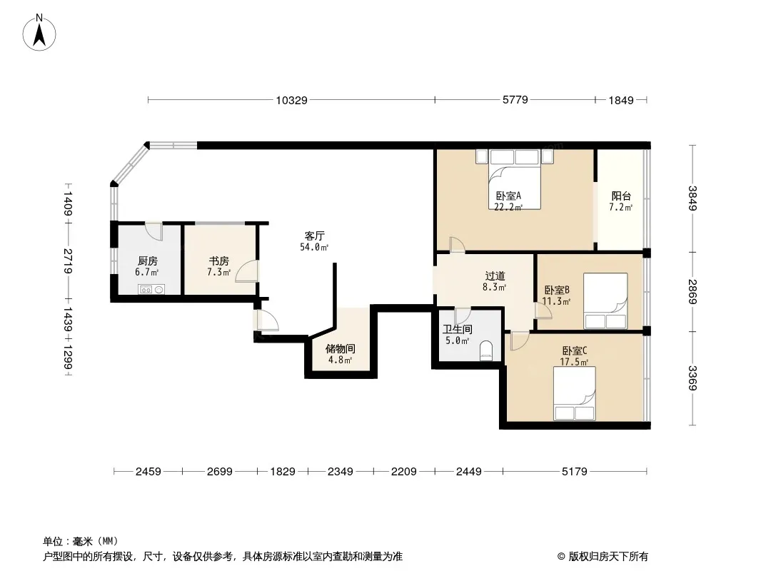 同仁公寓户型图