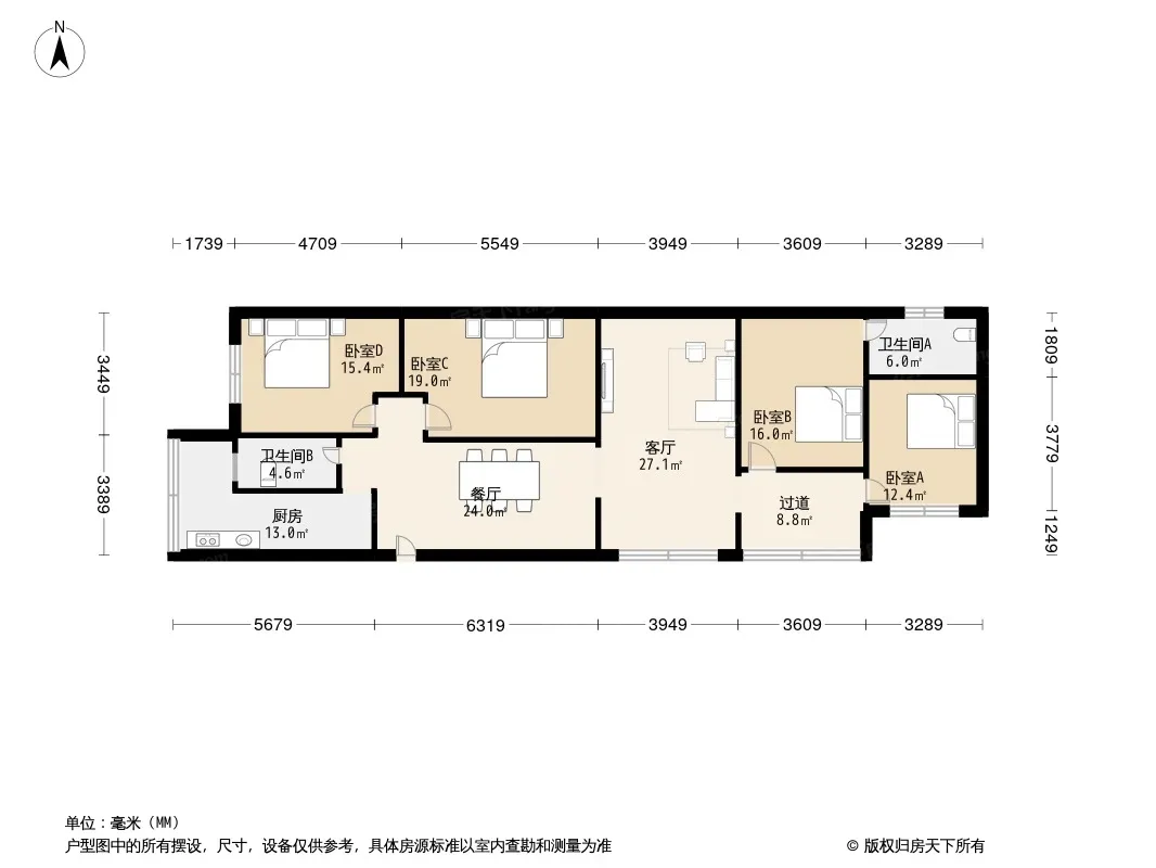 蜀汉公寓户型图