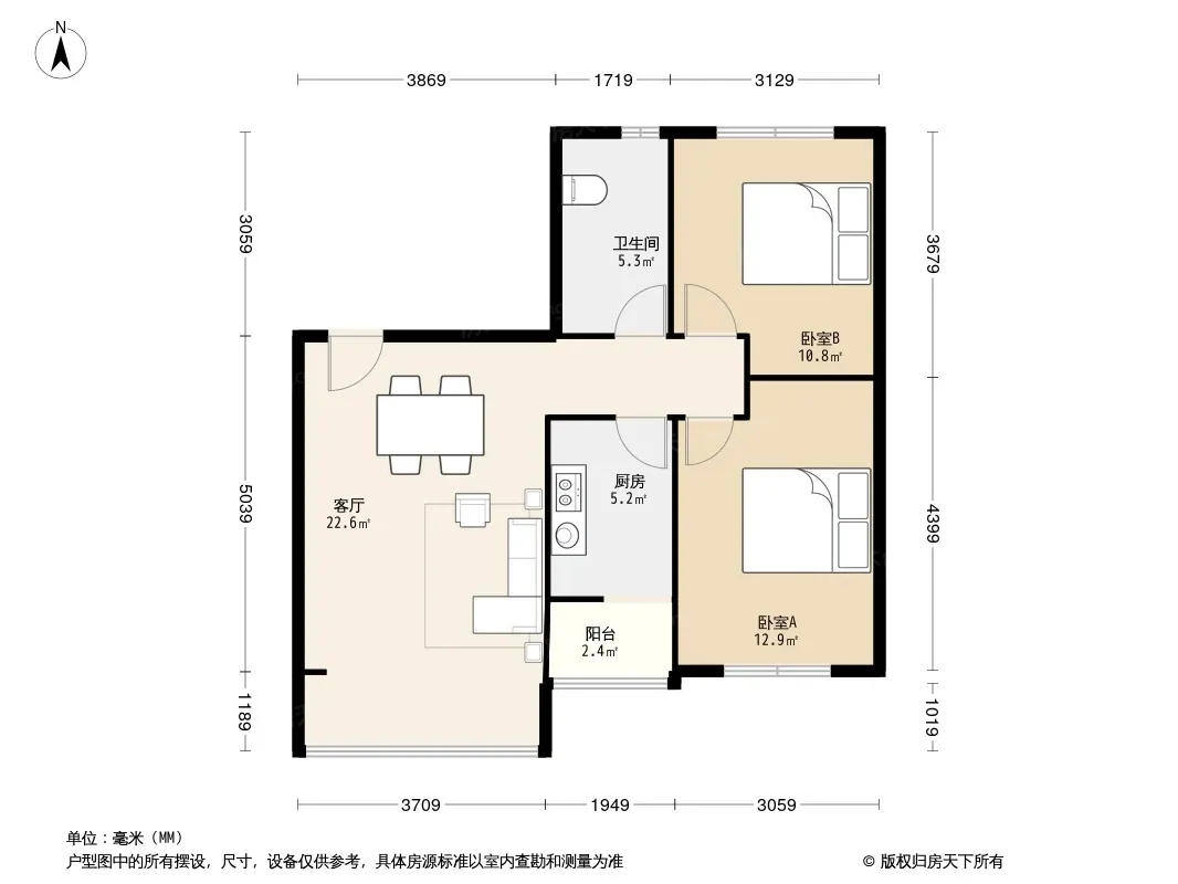 中坝小区户型图