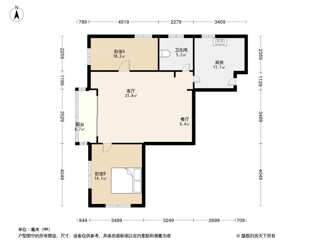 天宝大厦户型图