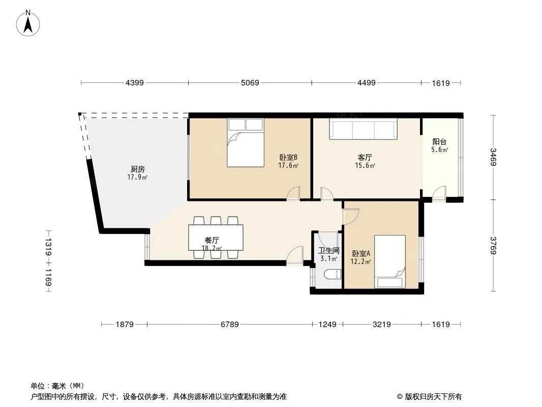 张家巷社区户型图