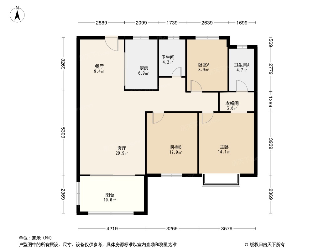 润和·翰文府户型图