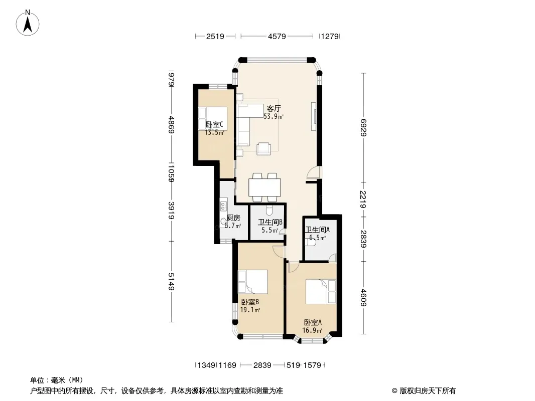 东南公寓户型图