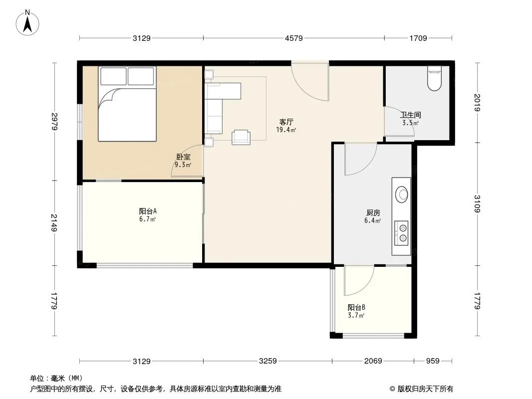 双楠偶寓户型图