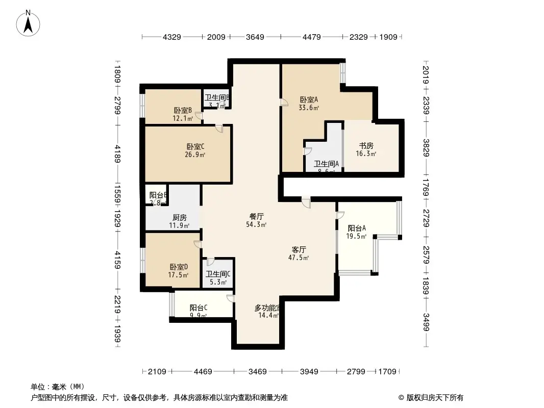 浣花里100号院户型图