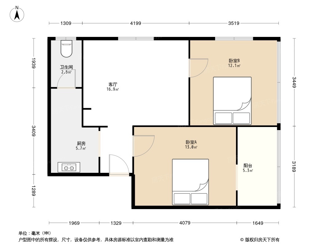 建设南新路7号院户型图