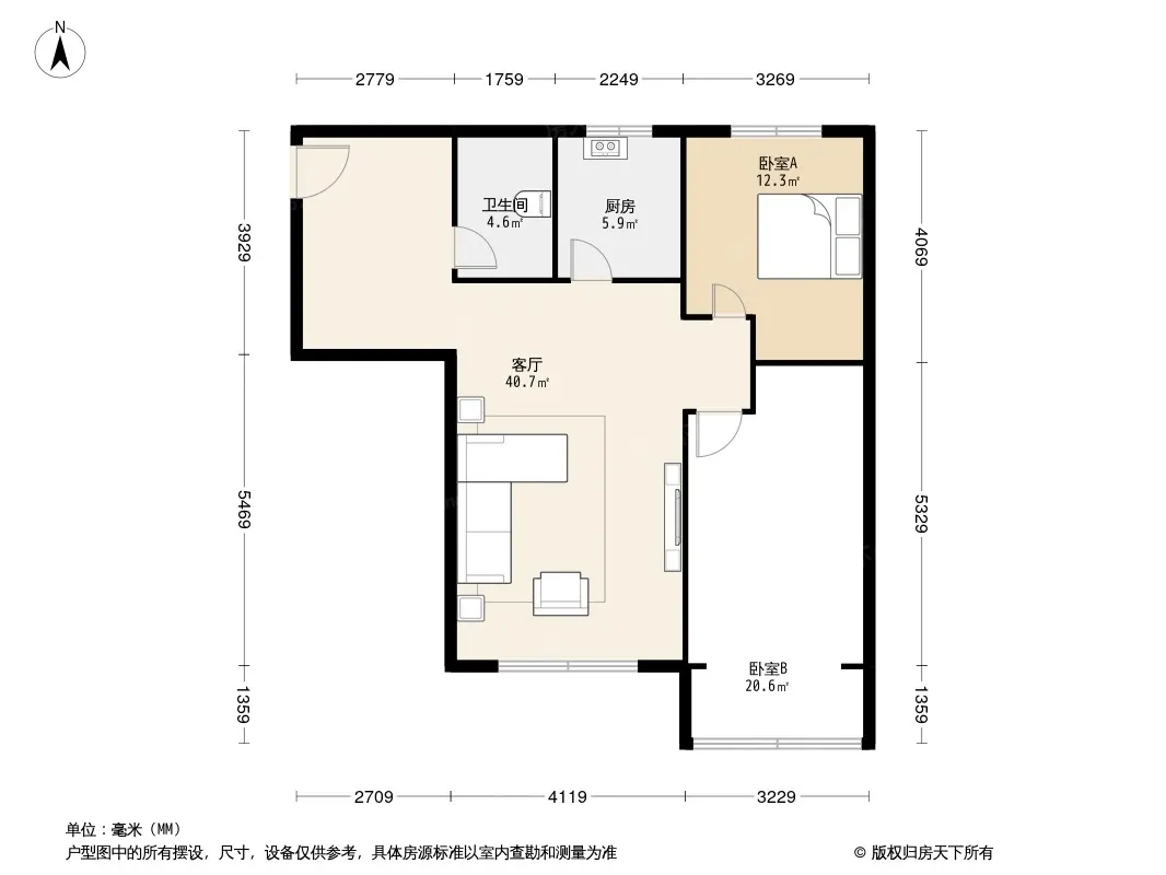 影城苑户型图
