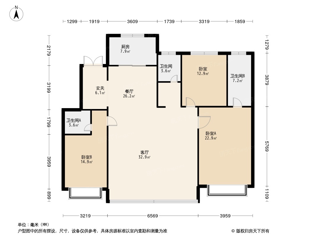 荣盛熙堂尚院·名筑户型图