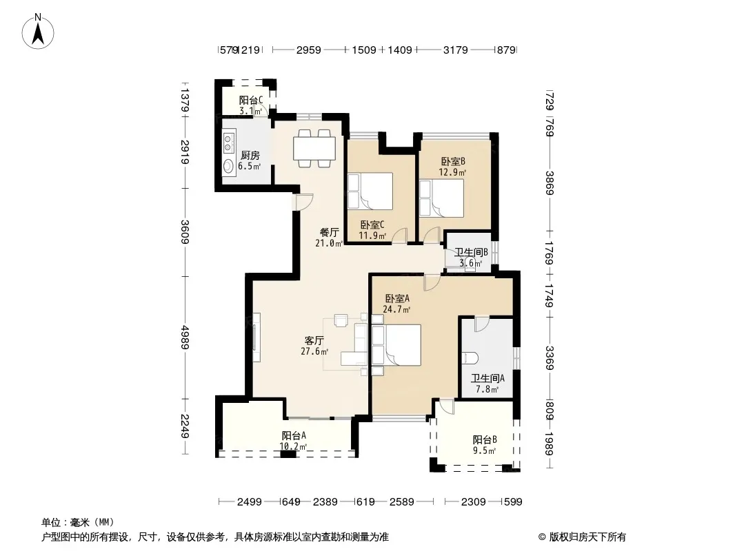 润扬金沙30°户型图