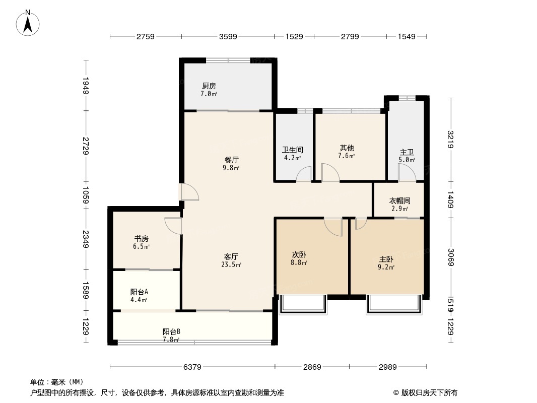 怡福朗荟户型图