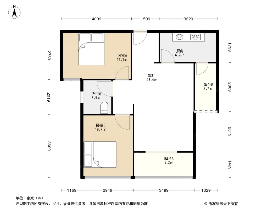 银玺国际户型图