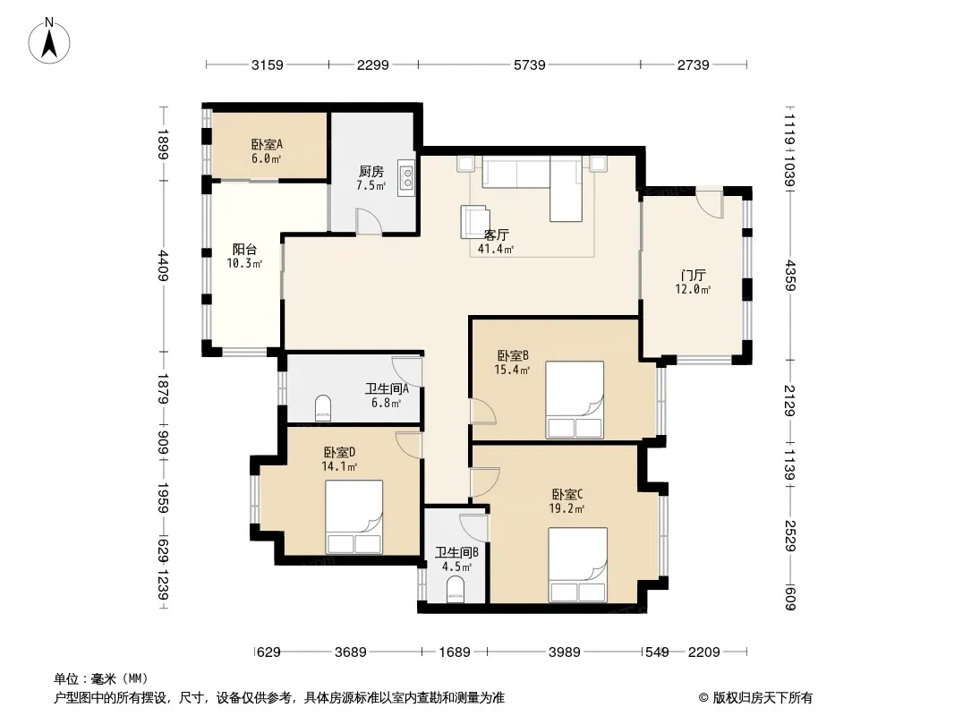 金地花园(简阳)户型图